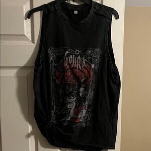 Men's Gojira Rock Band T-Shirt Graphic Sleeveless Top
